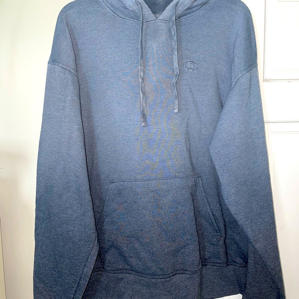 CHAMPION Ombré Blue/Grey Hoodie